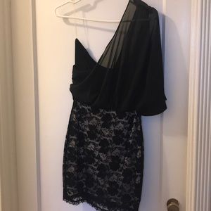 Off the shoulder sexy black dress